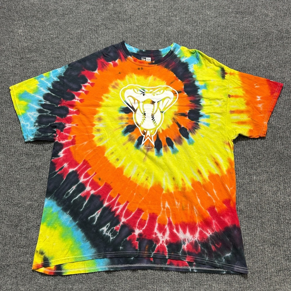 Arizona Diamondbacks Baseball Mens Shirt Size XL Multicolor Tie-Dye New Era MLB